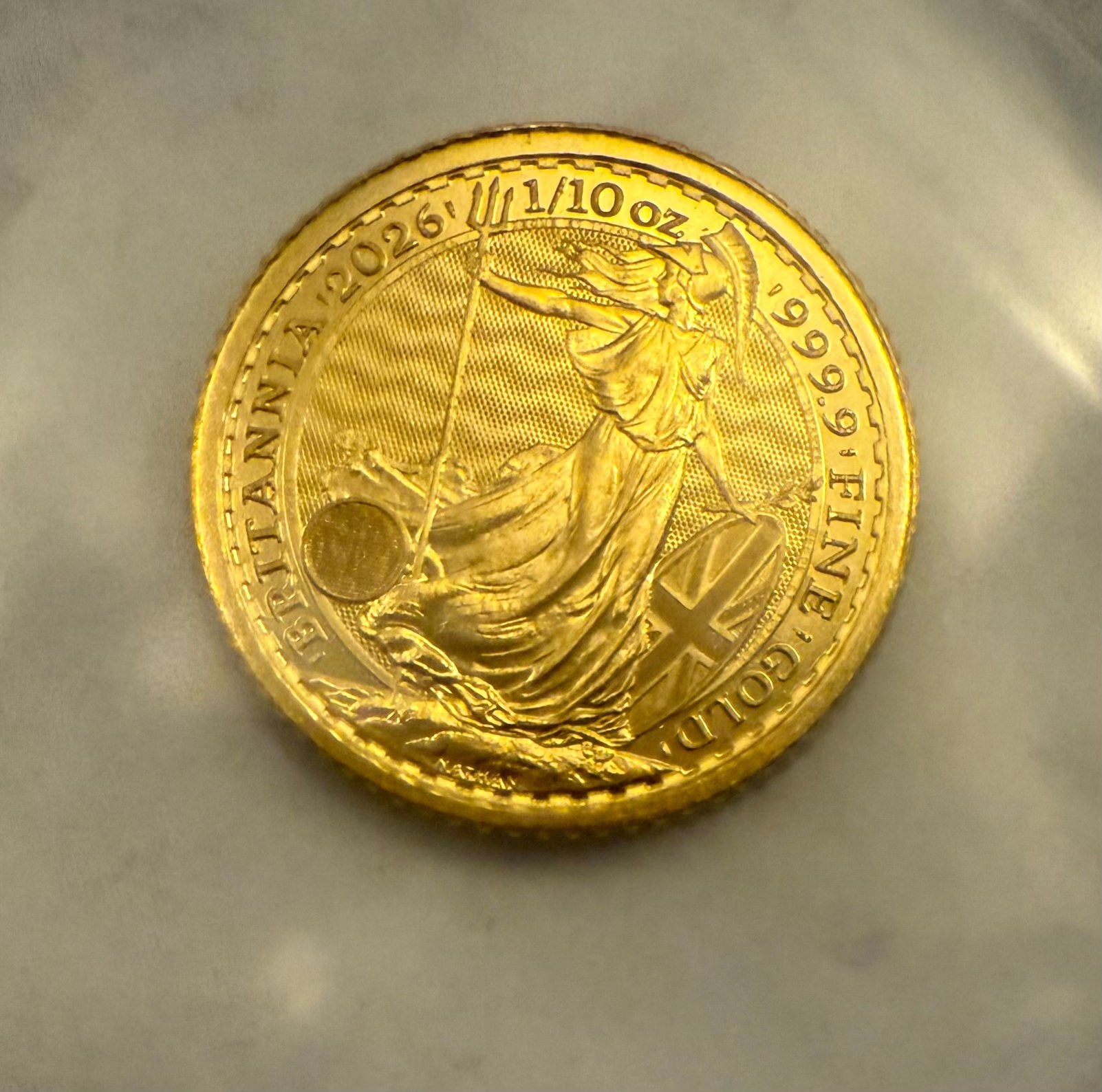 1/10oz 2026 Goud / UK - Brittania / 9999 goud, Ophalen of Verzenden, Goud
