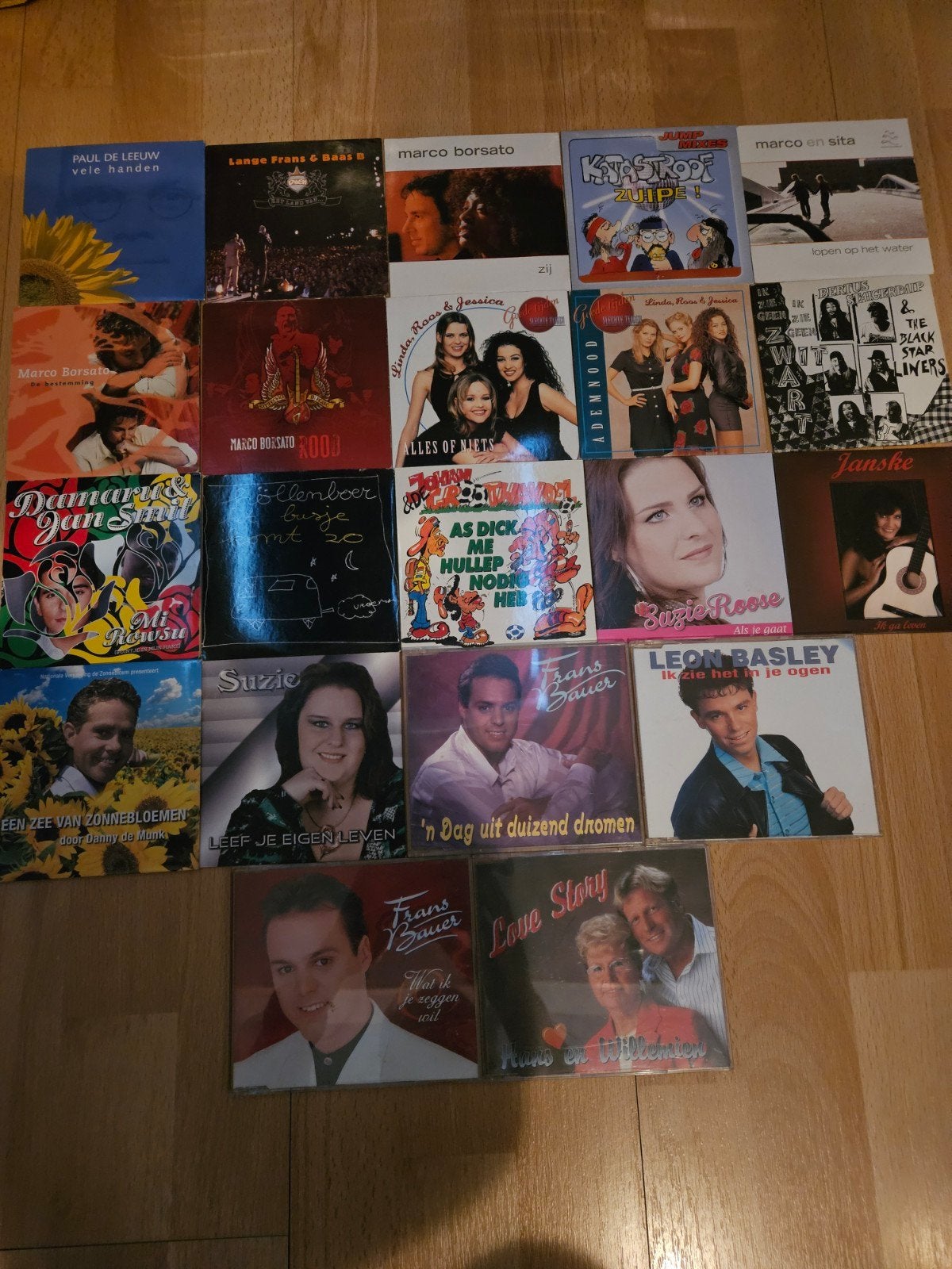 21 Nederlandstalige CD Singles - Diverse Artiesten, Cd's en Dvd's, Ophalen of Verzenden, Gebruikt, Pop, Single