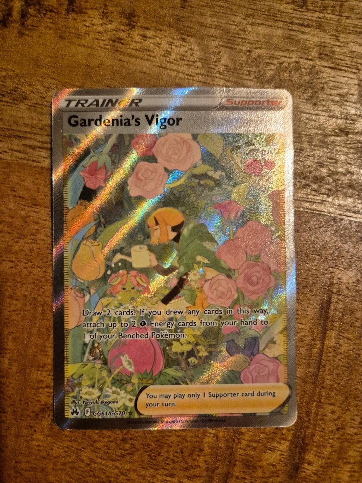Gardenia's Vigor GG61/GG70 Pokemon Kaart nm, Verzenden, Zo goed als nieuw, Losse kaart, Foil