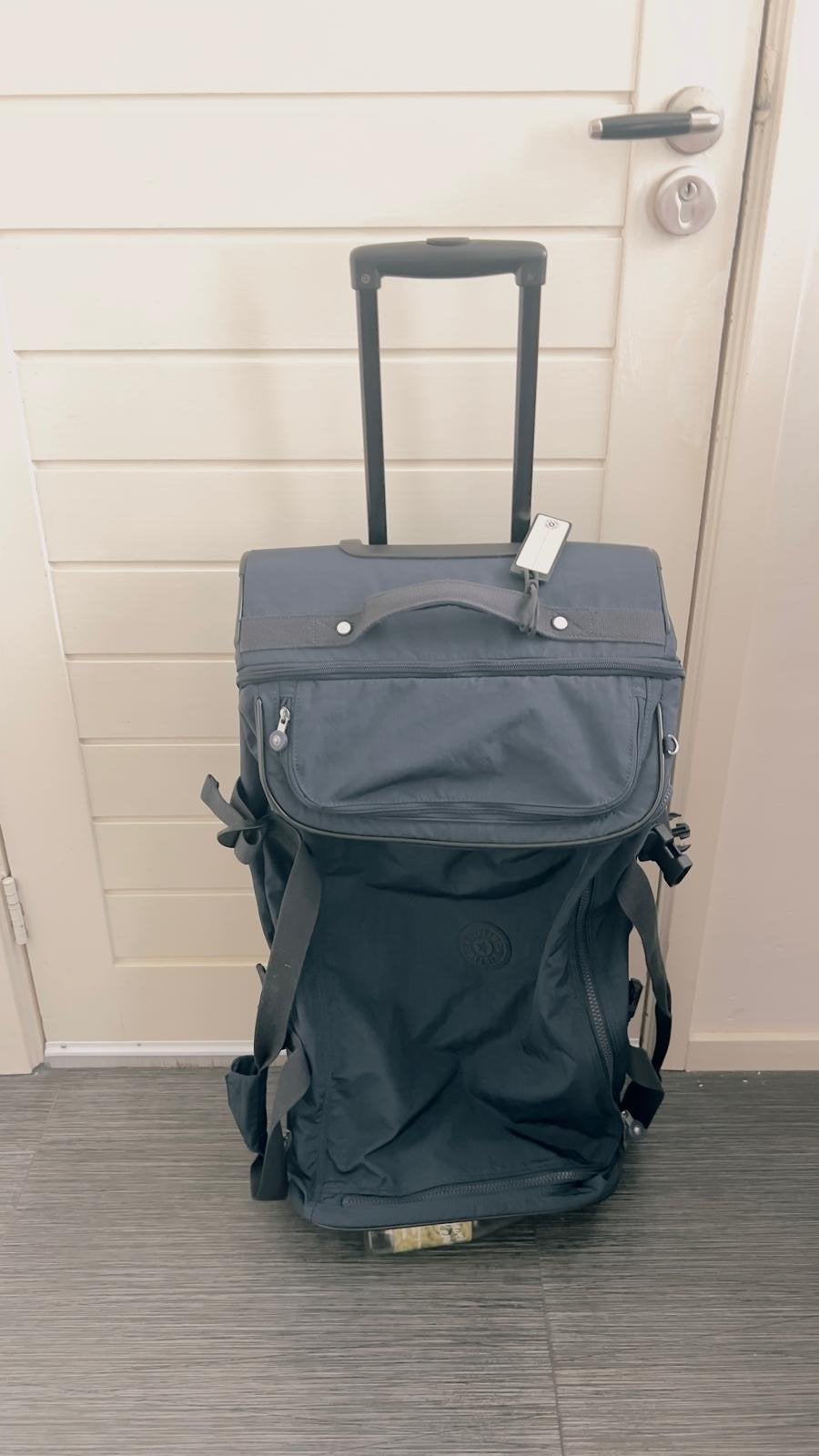 Kipling Teagan L Reistas met Wielen - Zo goed als nieuw, 30 cm of meer, Blauw, Ophalen of Verzenden, Zo goed als nieuw