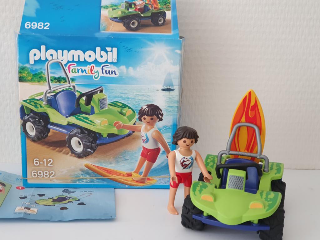 Plamobil Set 6892. Surfer en strandbuggy  (6-12), Ophalen of Verzenden