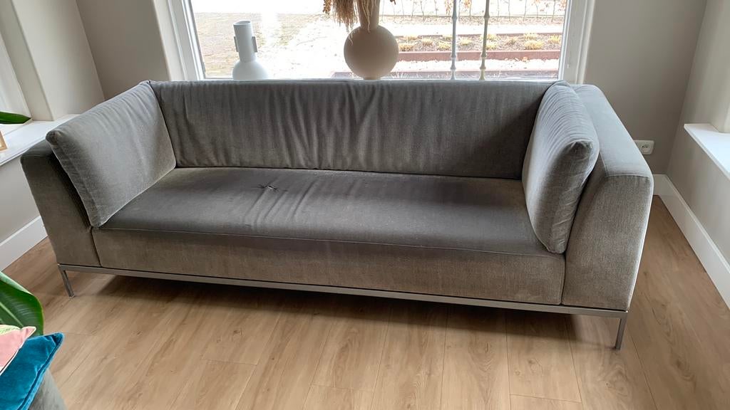 Ligne Roset bank incl poef, Ophalen, Rechthoekig, 125 cm of meer