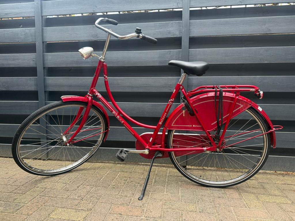 Batavus Old Dutch damesfiets - Rood, Terugtraprem, Fietsen en Brommers, Fietsen | Dames | Omafietsen, 53 tot 56 cm, Ophalen, Gebruikt