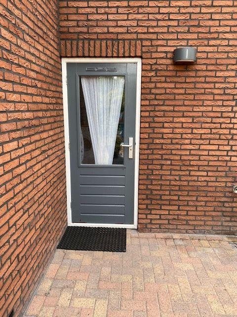 Achterdeur, Doe-het-zelf en Verbouw, Deuren en Horren, Ophalen, Gebruikt, 80 tot 100 cm, Buitendeur