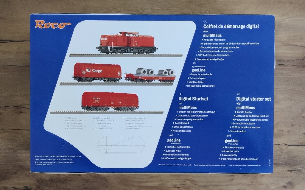 Roco 41338 H0 startset (alleen rails!), Gelijkstroom, Rails, Ophalen of Verzenden, Zo goed als nieuw