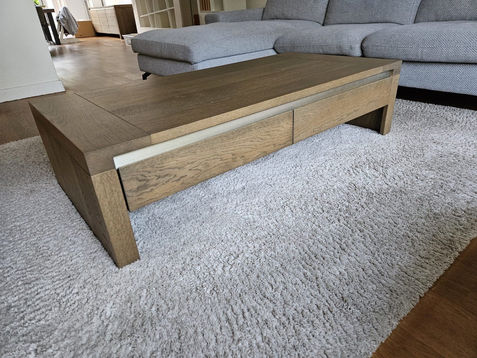 Houten dressoir en salontafel - gratis vandaag ophalen, Huis en Inrichting, Tafels | Salontafels, Ophalen, Gebruikt, 100 tot 150 cm