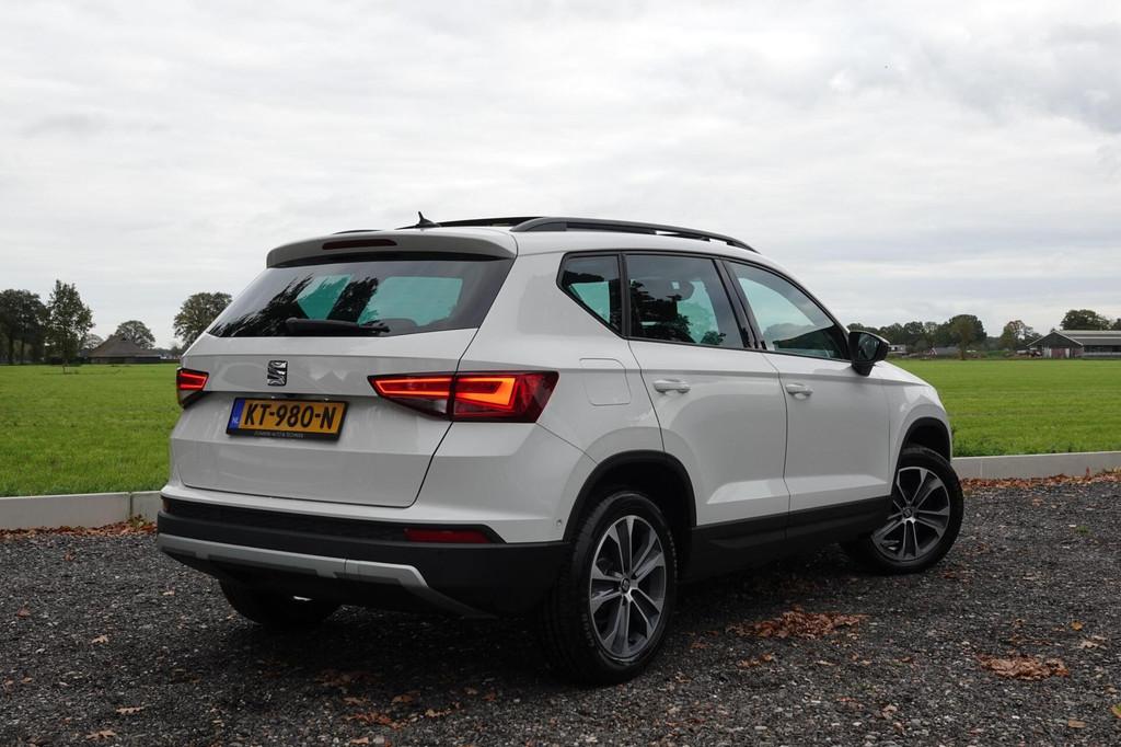 VERKOCHT! Seat Ateca 1.0TSI TREKHAAK PANO 360°CAMERA, Auto's, Seat, Voorwielaandrijving, Gebruikt, Euro 6, Wit