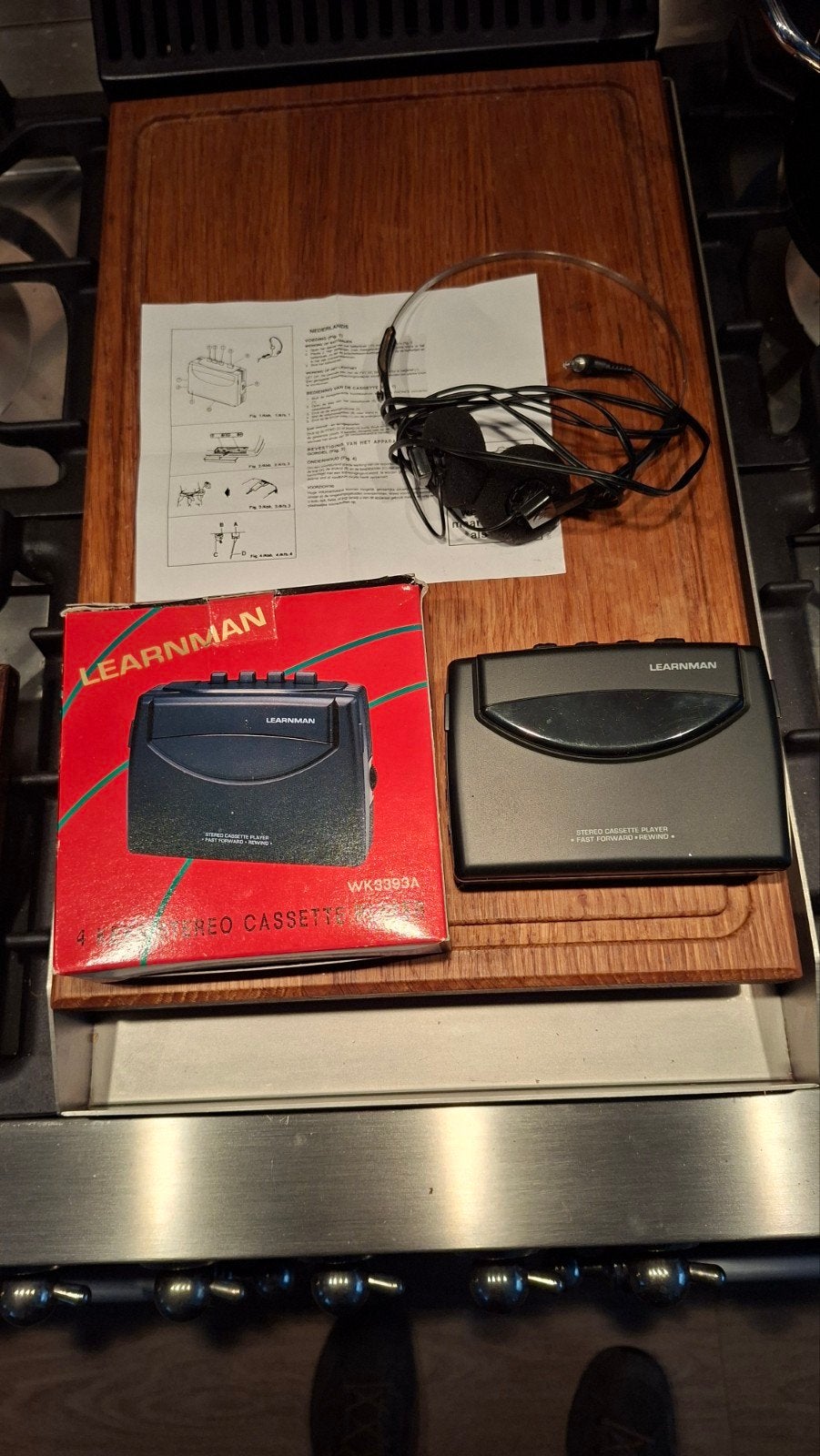 Learnman Stereo Cassette Player WK3393A met koptelefoon, Ophalen of Verzenden, Walkman