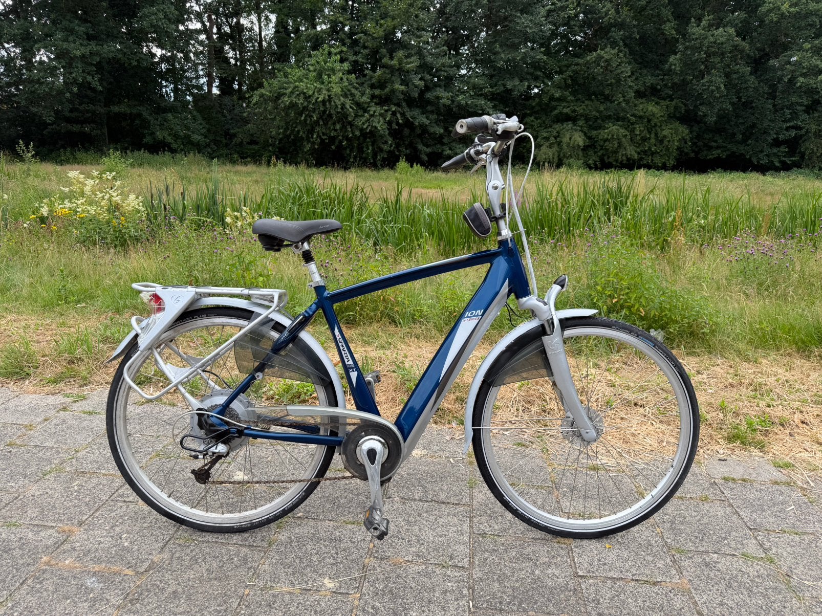 Sparta ion x series elektrische dames/herenfiets accu 100%, Fietsen en Brommers, Elektrische fietsen, Ophalen, Sparta, Zo goed als nieuw