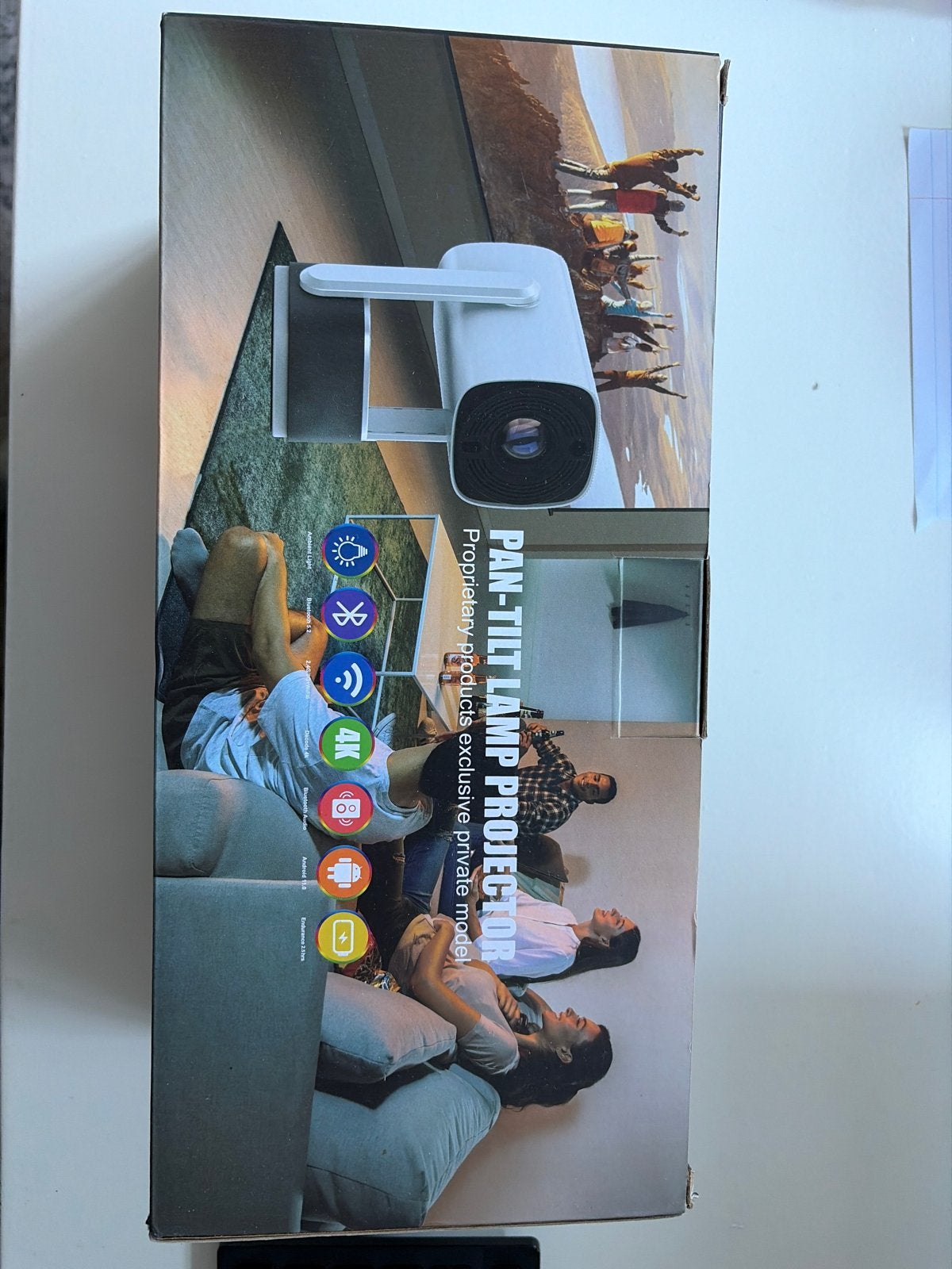 Pan-Tilt Lamp Projector 4K - Nieuw in doos, Ophalen of Verzenden, Nieuw, LED, Ultra HD (4K)
