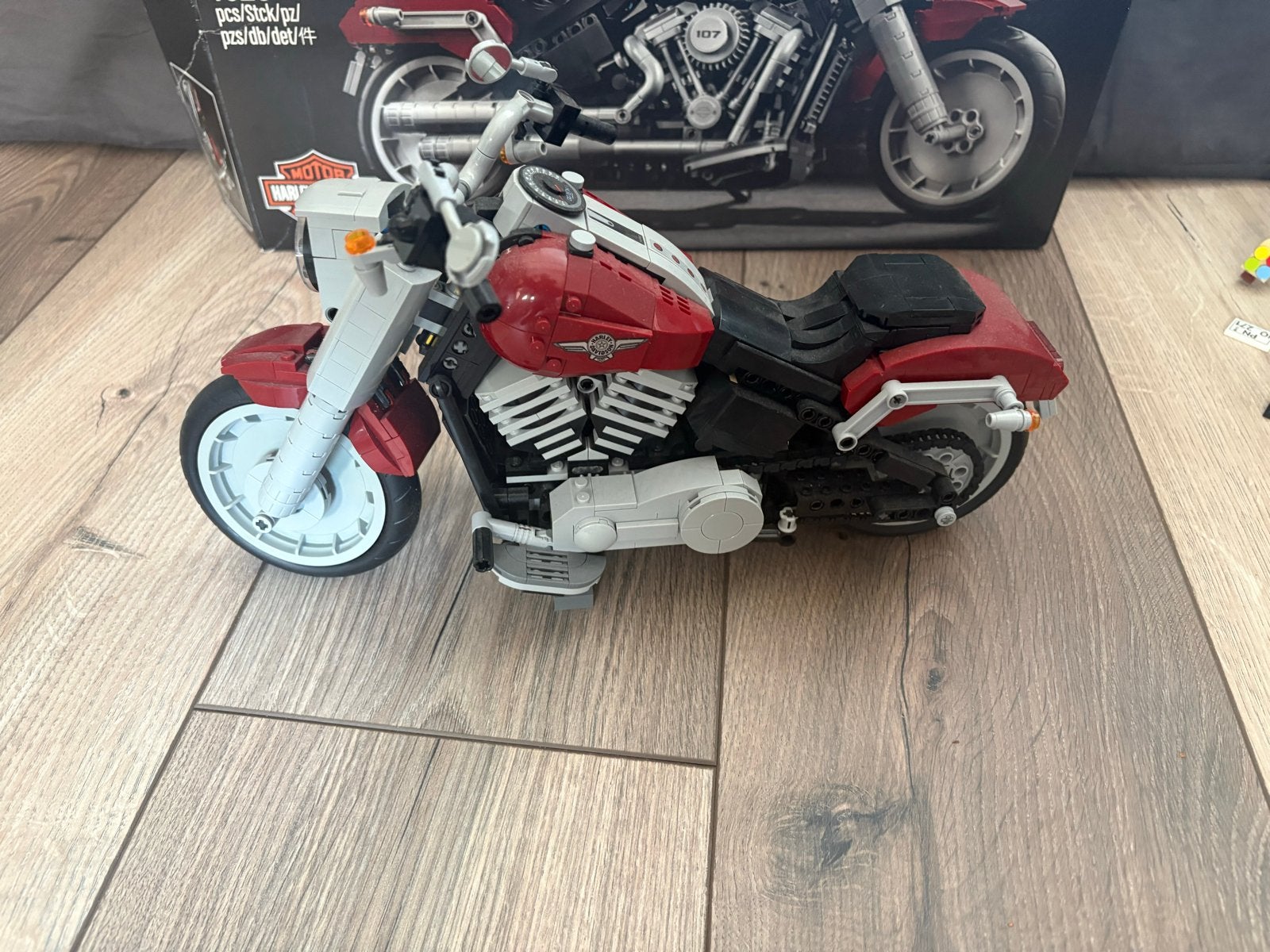 LEGO Creator Expert Harley-Davidson Fat Boy 10269, Zo goed als nieuw, Ophalen, Overige merken, Groter dan 1:32
