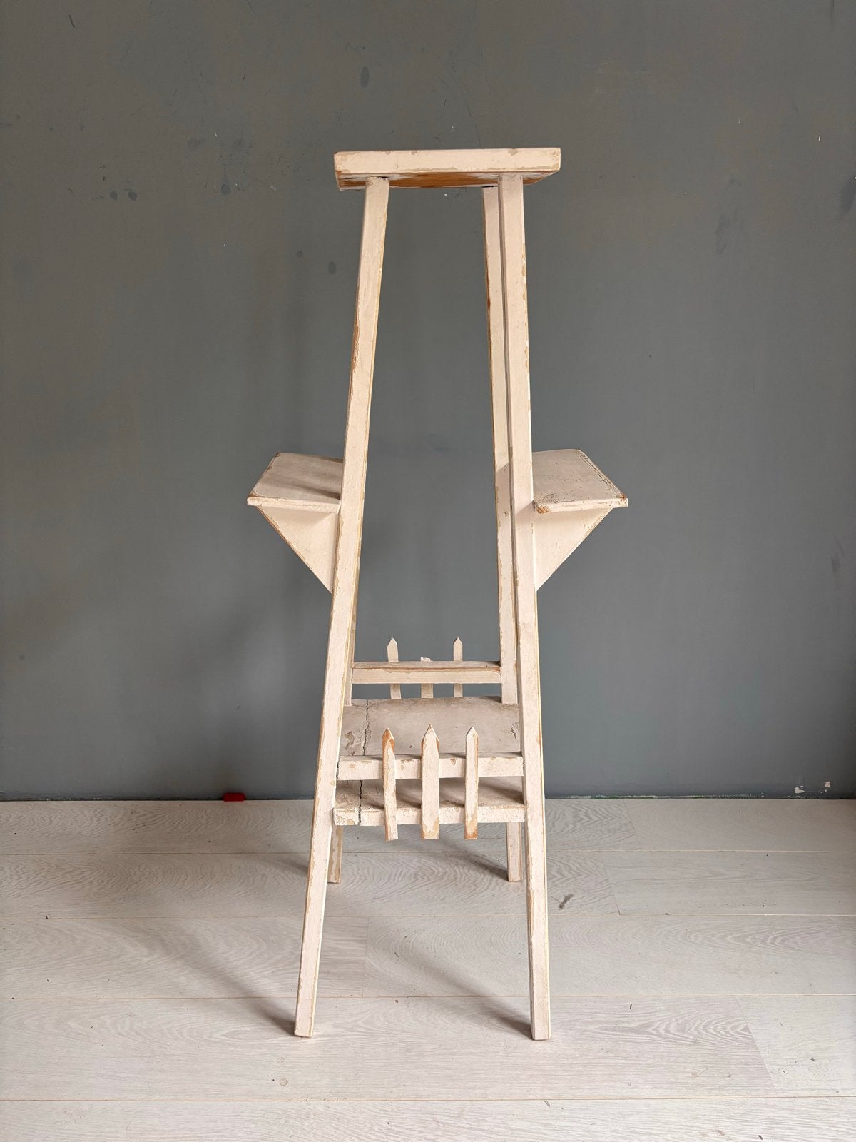 Vintage houten plantenstandaard, Ophalen
