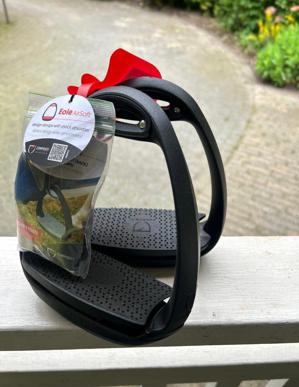 Compositi Stijgbeugels Eole Air Soft Zwart - nieuw, Ophalen of Verzenden, Nieuw