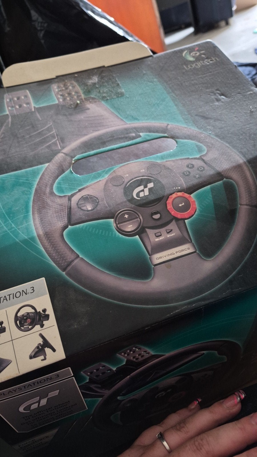 Logitech Driving Force Stuur voor PlayStation 3, Ophalen of Verzenden, Gebruikt, Stuur of Pedalen, PlayStation 3