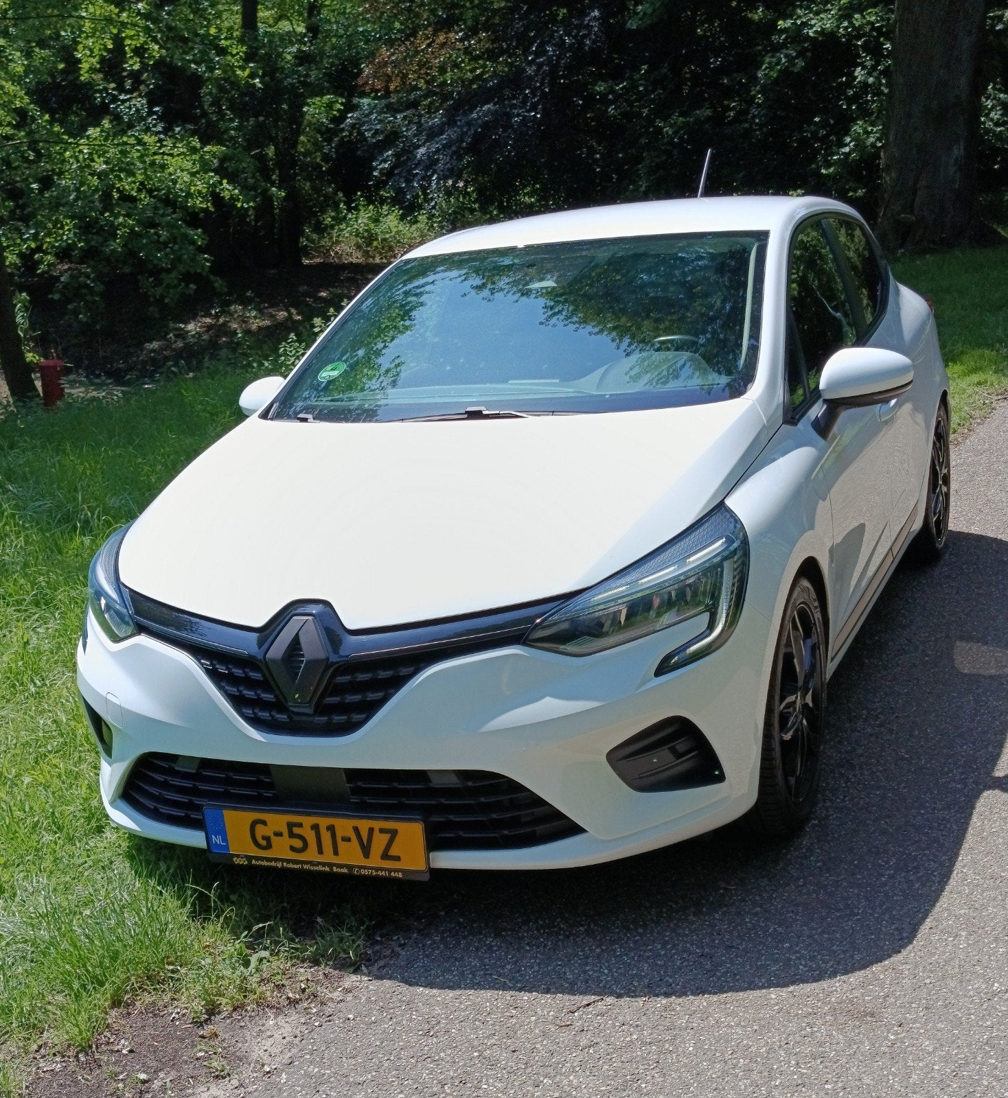 Renault Clio 1.3 TCe 130pk EDC GPF 2019 Wit, Zwart, 4 cilinders, 1133 kg, Leder en Stof