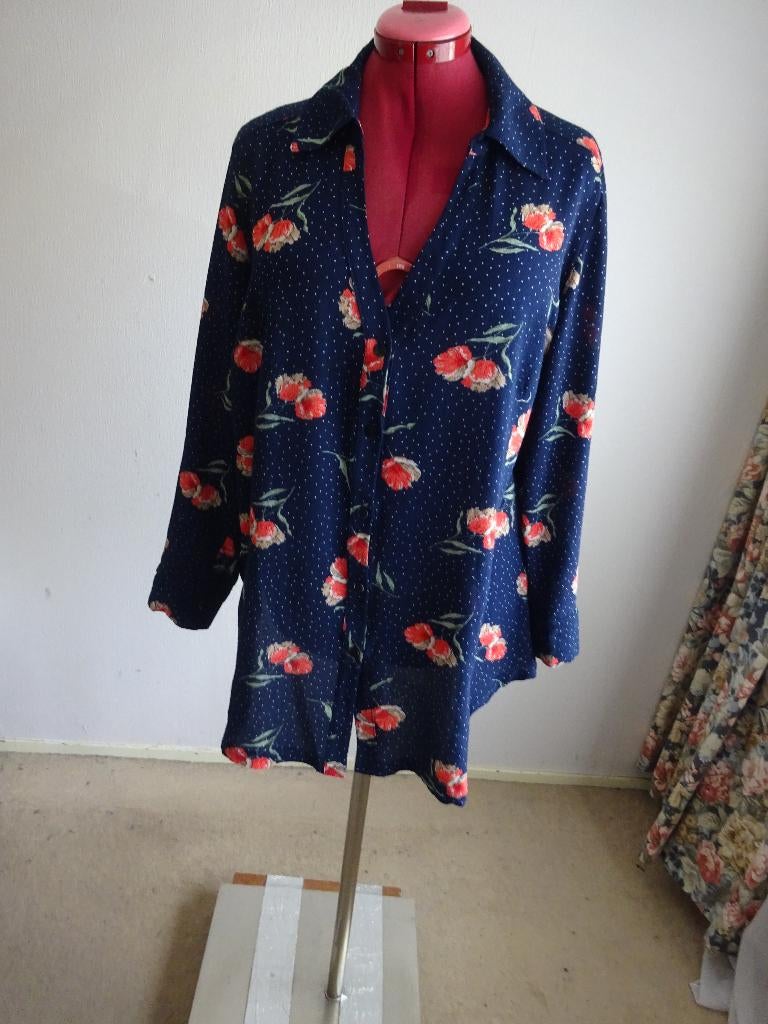 Sybel tuniek blouse mt 1= 46, Kleding | Dames, Overige kleuren, Verzenden, Maat 46/48 (XL) of groter, Zo goed als nieuw