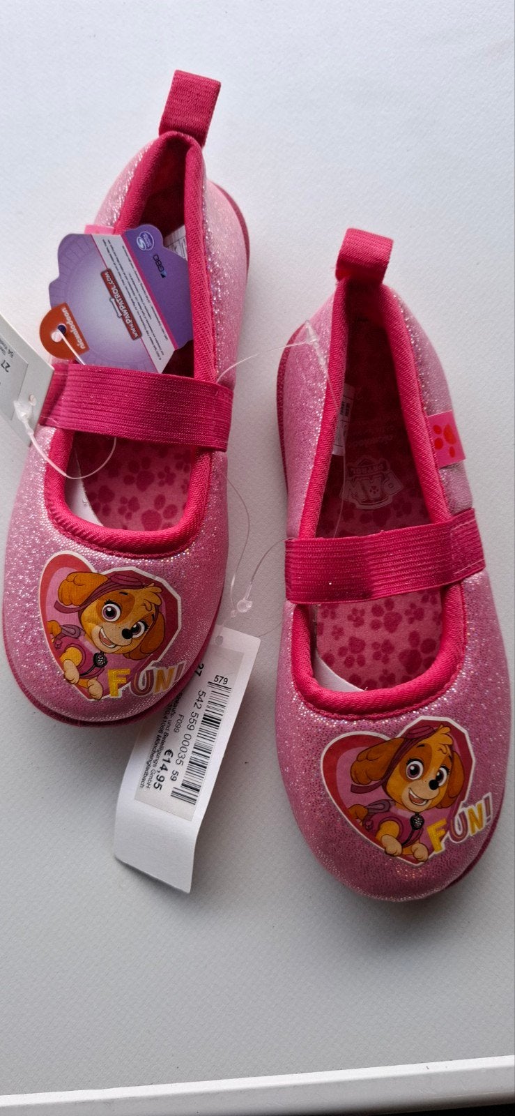 12 stuks verschillende maten Paw Patrol Skye Roze Glitter Me, Simba Dickie Group, Info@simba-dickie.com, Ophalen of Verzenden