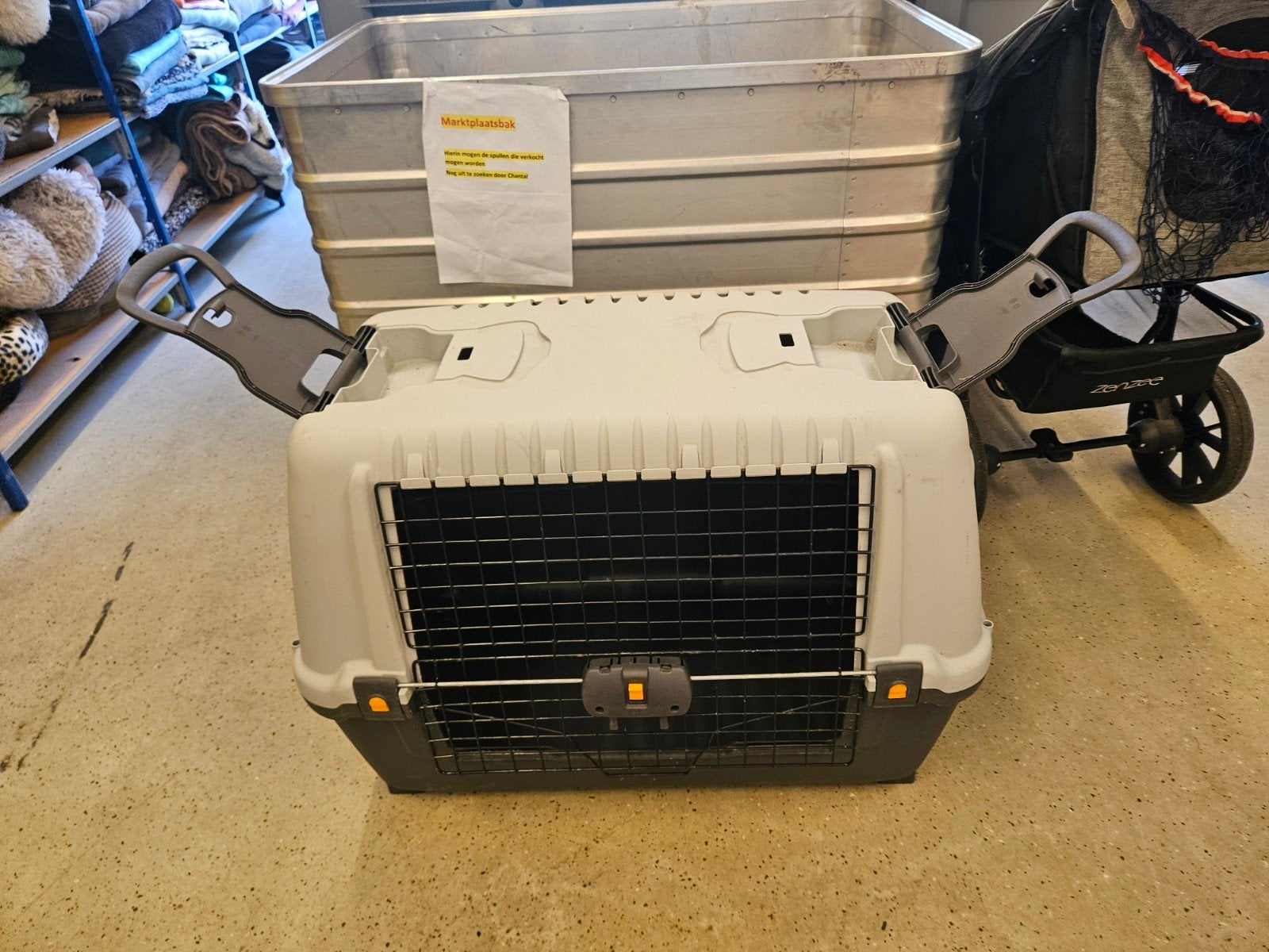 transportbox auto, Ophalen