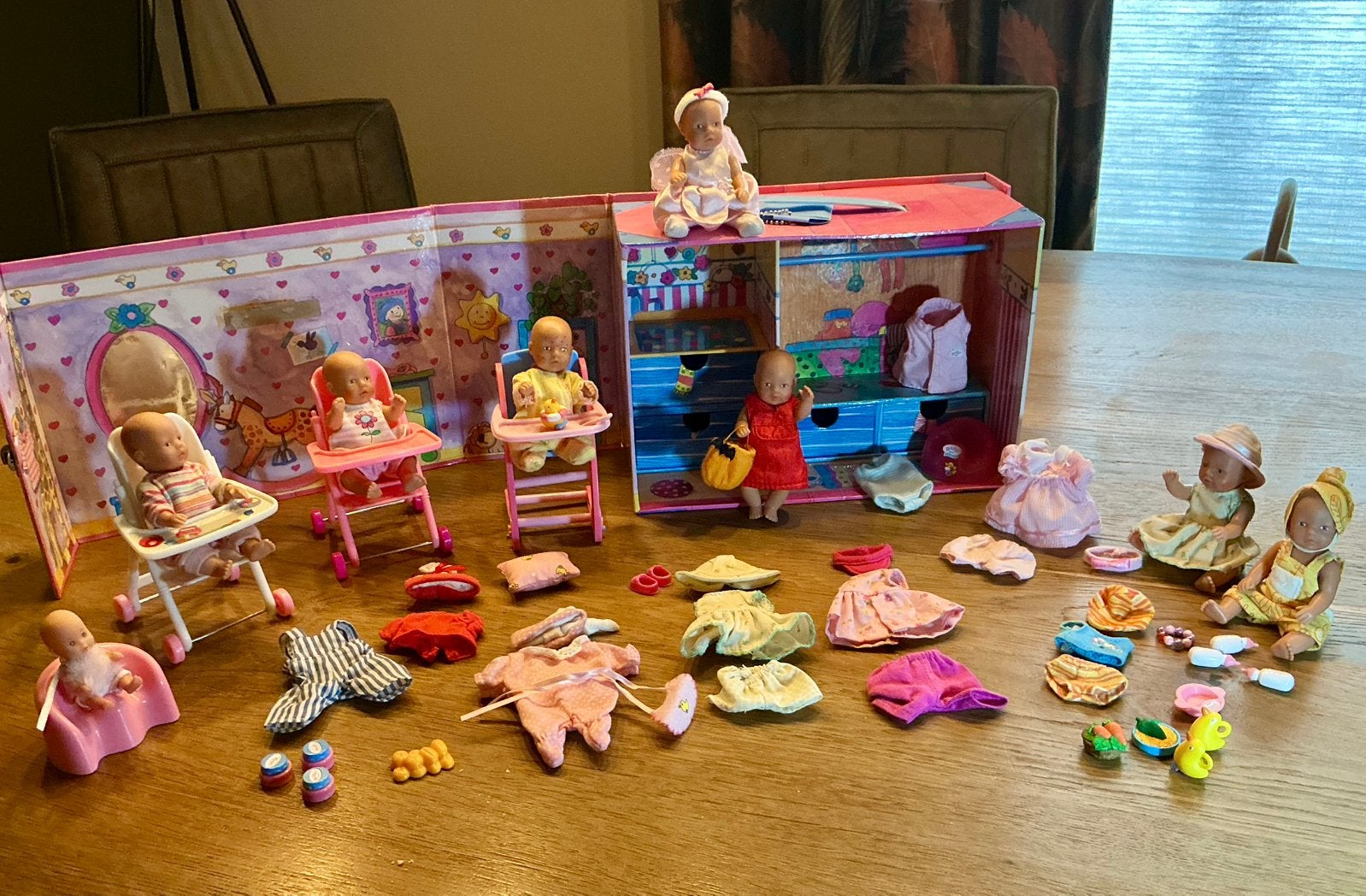 Mini babyborn van Zapf met koffer., Ophalen of Verzenden, Zo goed als nieuw