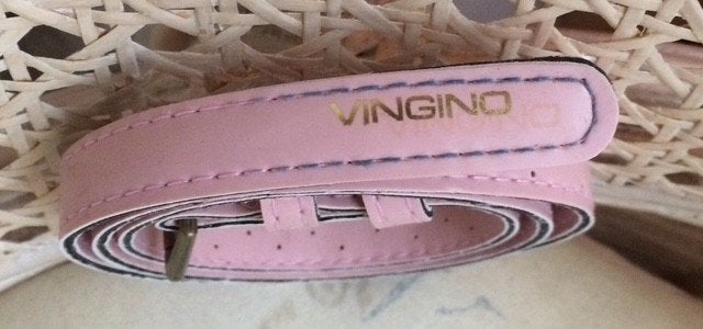 Kinder riempjes, in roze lak, zilver en fuchsia roze. Nieuw., Overige typen, Nieuw, Ophalen of Verzenden, VINGINO