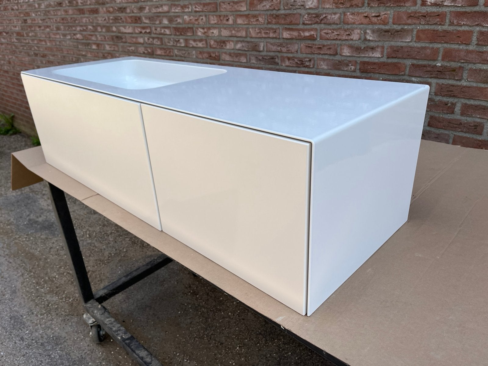 Badkamer meubel met laden, Ophalen, 50 tot 100 cm, Zo goed als nieuw, Minder dan 100 cm