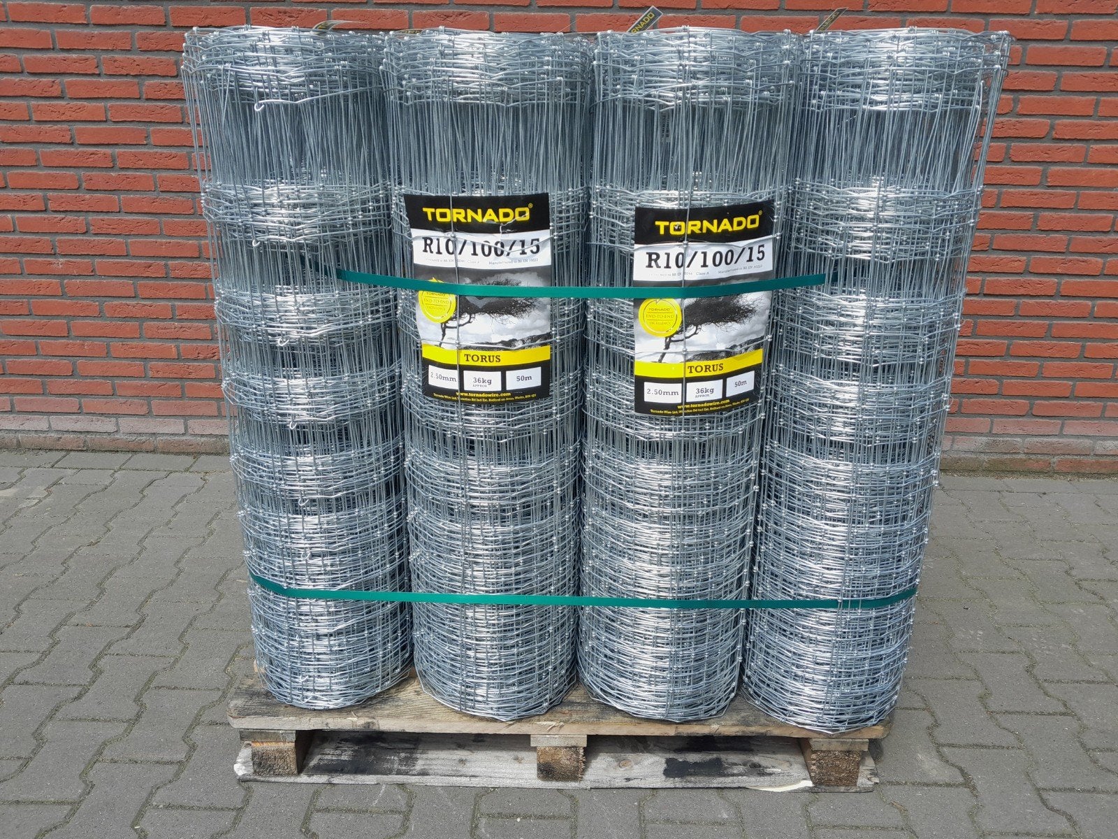 Schapengaas Tornado gaas R10-100-15 1,00m hoog 100 mtr lang, Ophalen, Nieuw, 20 meter of meer, Gaas