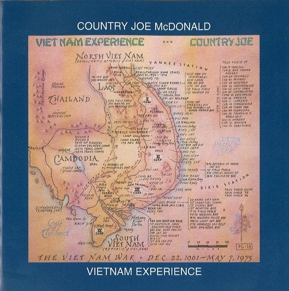 country joe mcdonald  vietnam experience, Ophalen of Verzenden, Zo goed als nieuw