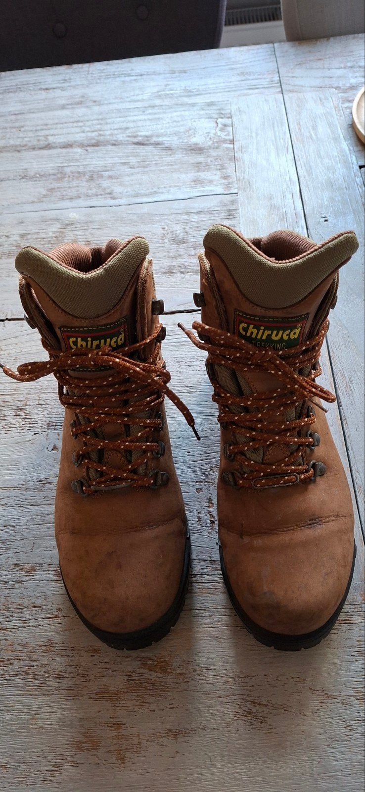 Trekking schoenen Chiruca maat 42/43, Ophalen of Verzenden, Zo goed als nieuw, Wandelschoenen of Bergschoenen, Bruin