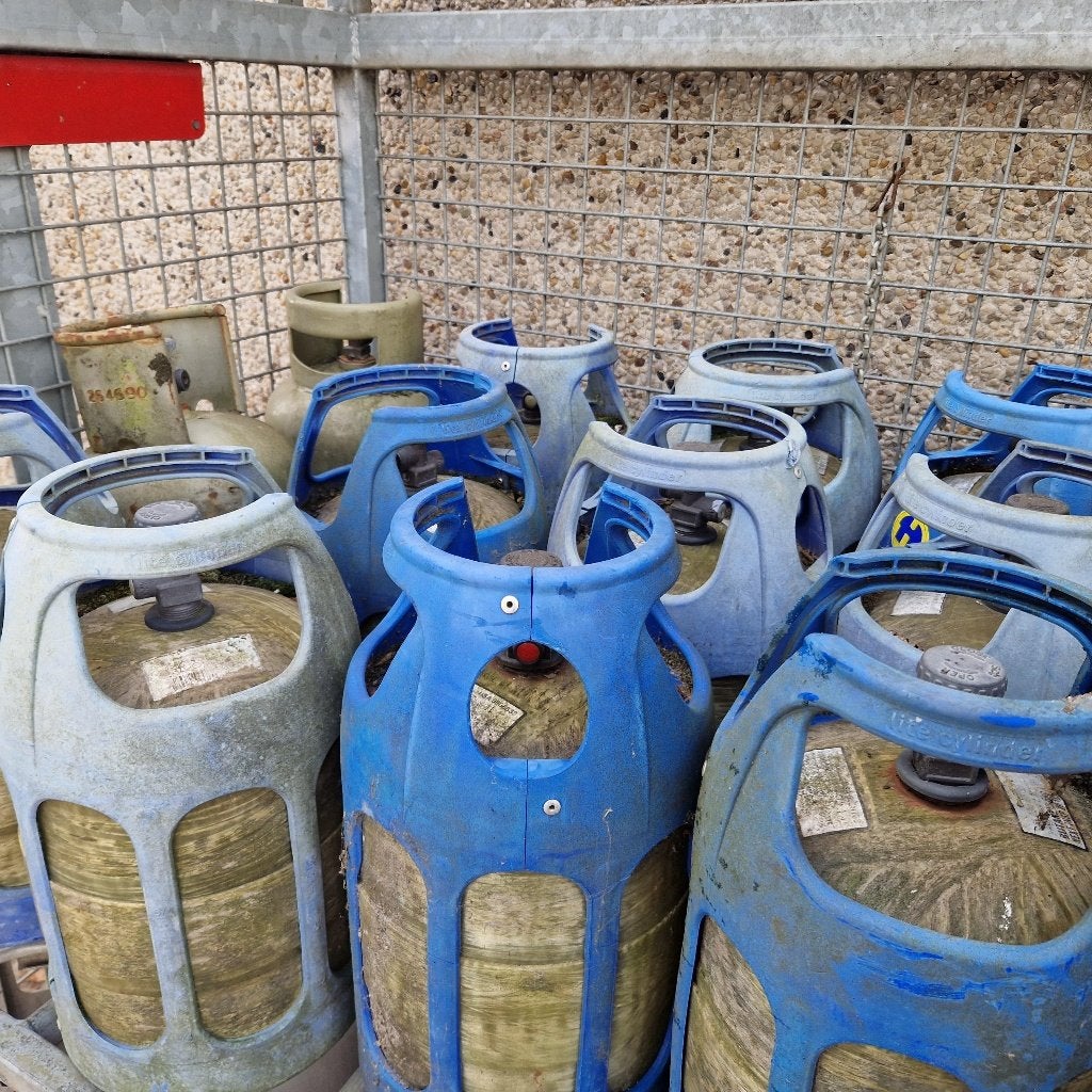 gasflessen, Ophalen, Zo goed als nieuw