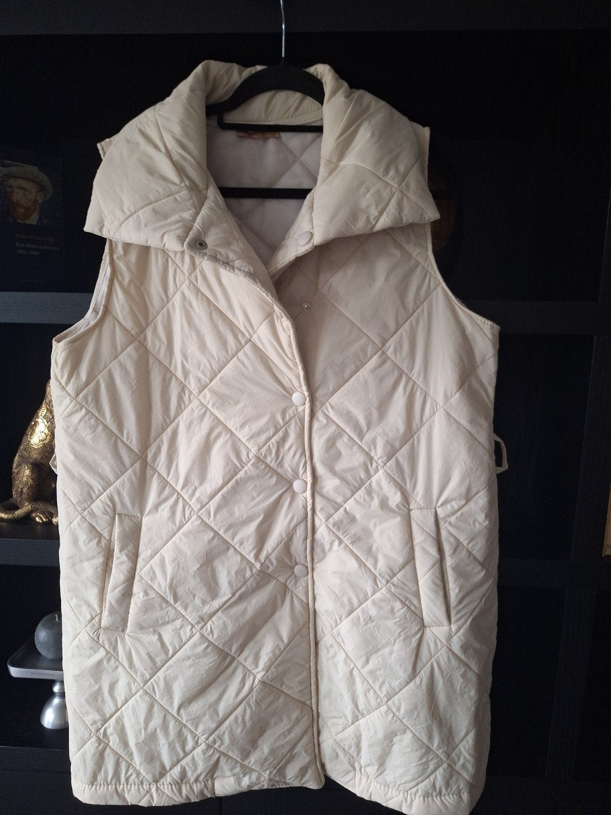 Bodywarmer maat 38 40 42, Maat 38/40 (M), Made in Italy, Beige, Ophalen of Verzenden
