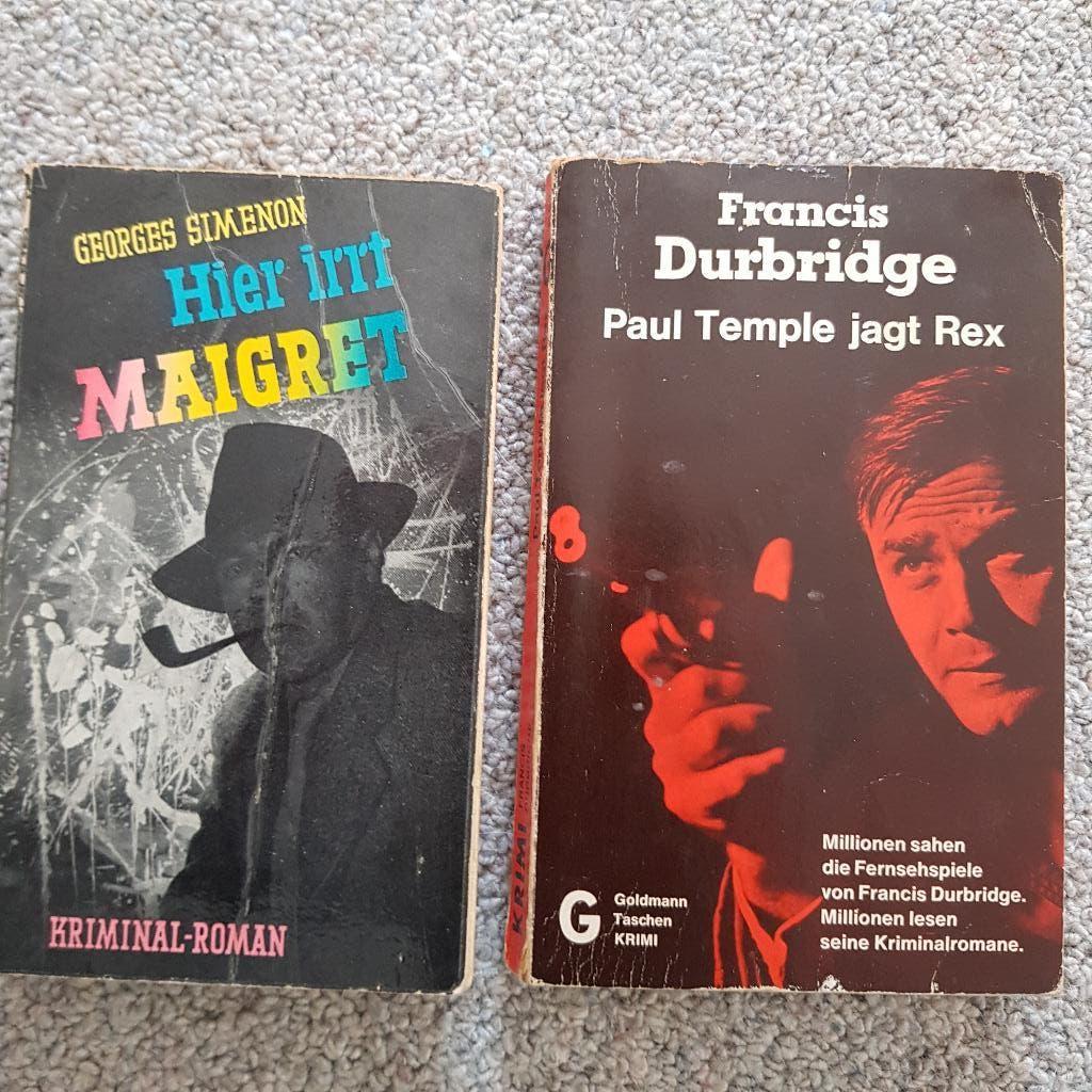 2 Duitse krimi's, Simenon en Durbridge, Boeken, Detectives, Ophalen of Verzenden, Gelezen, Diverse auteurs
