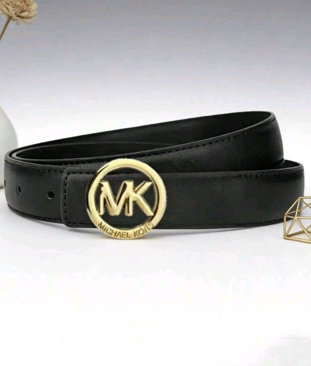 Nieuwe riem -Zwart met gouden gesp, Ophalen, 100 cm of meer, Zwart, Nieuw