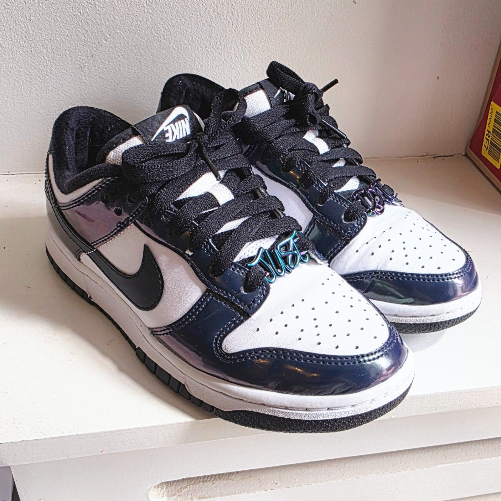 Nike dunk hologram zgan 36,5, Ophalen of Verzenden, Zo goed als nieuw, Sneakers of Gympen