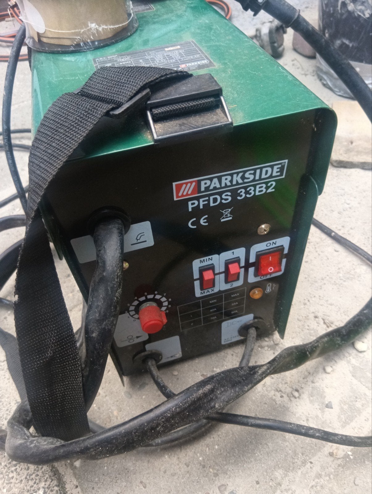 Parkside PFDS 33B2 Lasapparaat - gebruikt, Doe-het-zelf en Verbouw, Gereedschap | Lasapparaten, Gebruikt, Overige typen, Minder dan 150 ampère