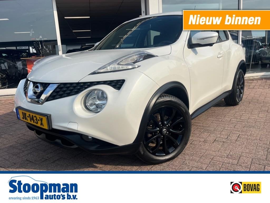 Nissan JUKE 1.2 Connect Edition Clima Cruise Navi LMV, Voorwielaandrijving, 116 pk, Wit, Bedrijf