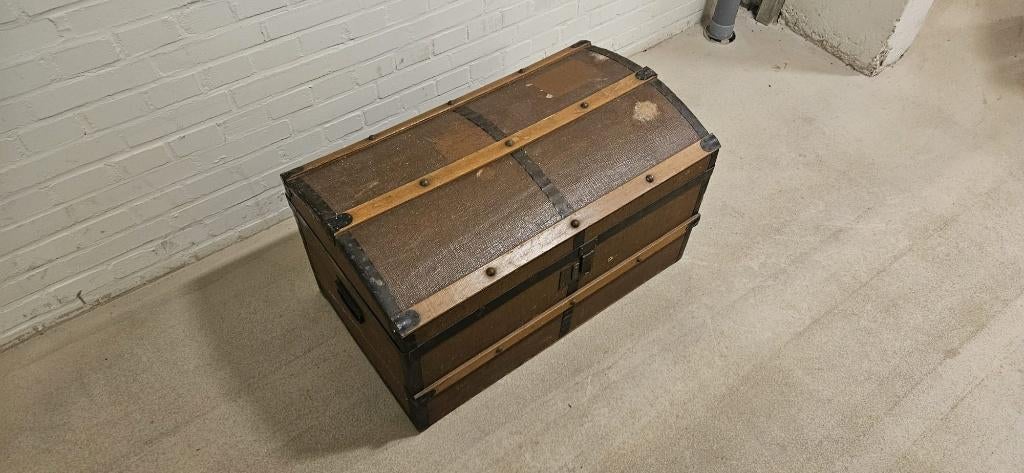 Dekenkist antiek / vintage, Huis en Inrichting, Ophalen, Minder dan 50 cm, Gebruikt, 50 tot 100 cm