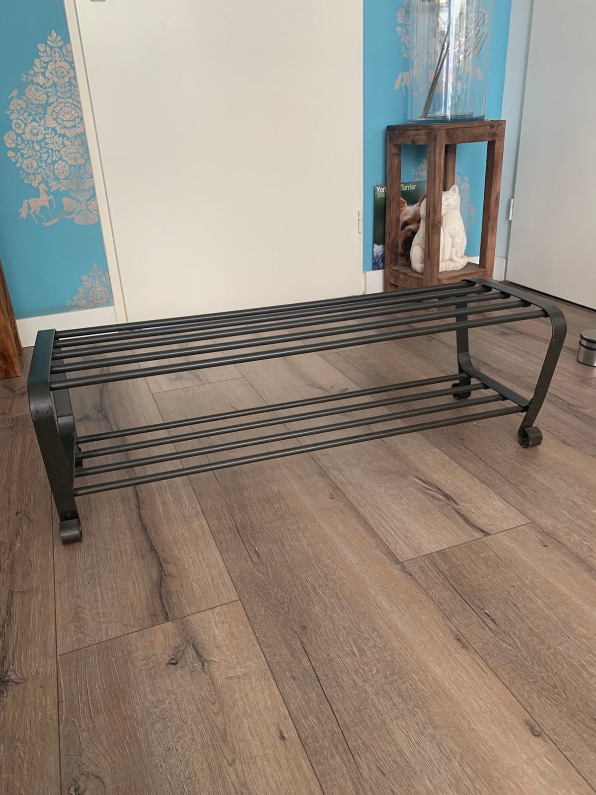 Ikea ijzeren schoenenrek. 2 etages, Ophalen of Verzenden, Zo goed als nieuw
