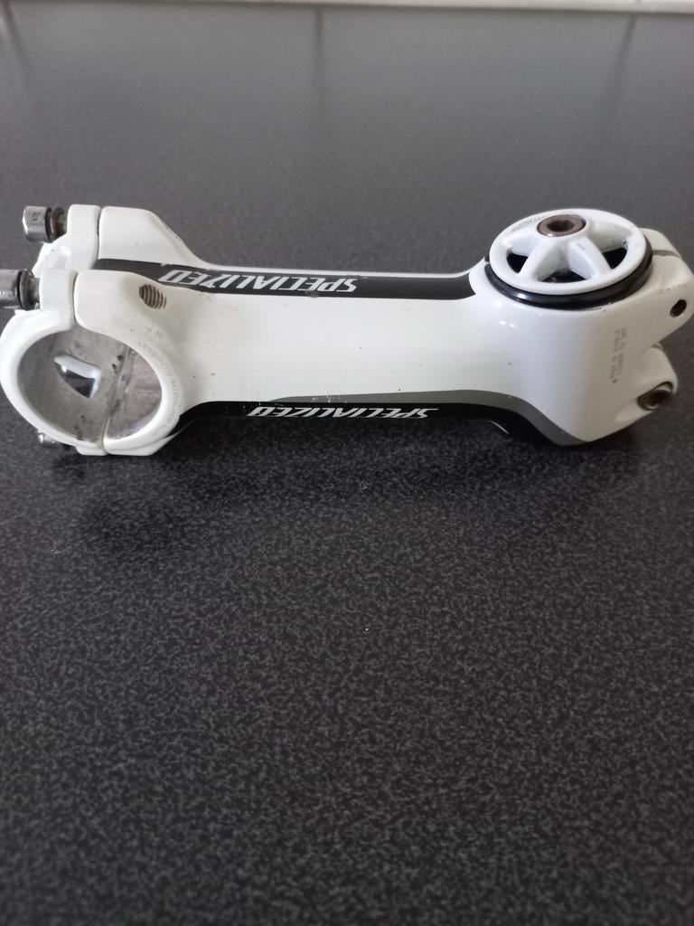 Specialized fietsstuurpen wit - Zo goed als nieuw, Racefiets, Ophalen of Verzenden, Zo goed als nieuw, Aluminium