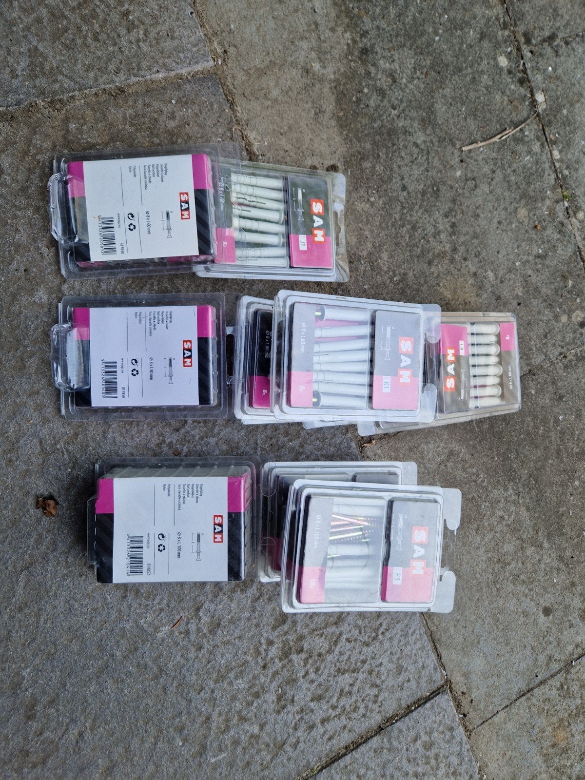Nagelpluggen. 8x60, 8x80, 8x100, Ophalen of Verzenden, Nieuw, 50 tot 100 mm, Pluggen