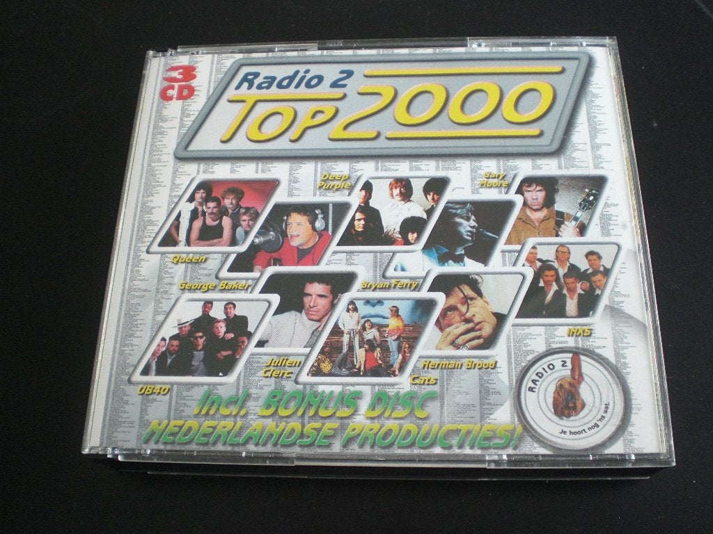 3 CD's Radio 2 Top 2000 (2004), Verzenden, Zo goed als nieuw, Pop
