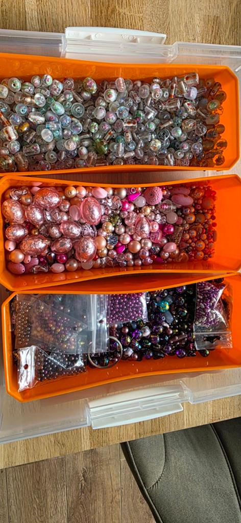 Grote collectie kralen voor sieraden maken, Hobby en Vrije tijd, Ophalen of Verzenden