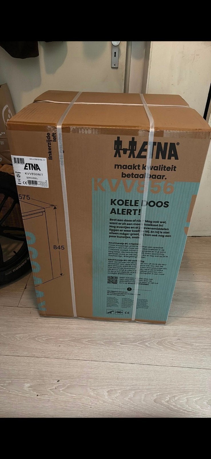 Koelkast Etna, 100 tot 150 liter, Nieuw, 45 tot 60 cm, Met vriesvak