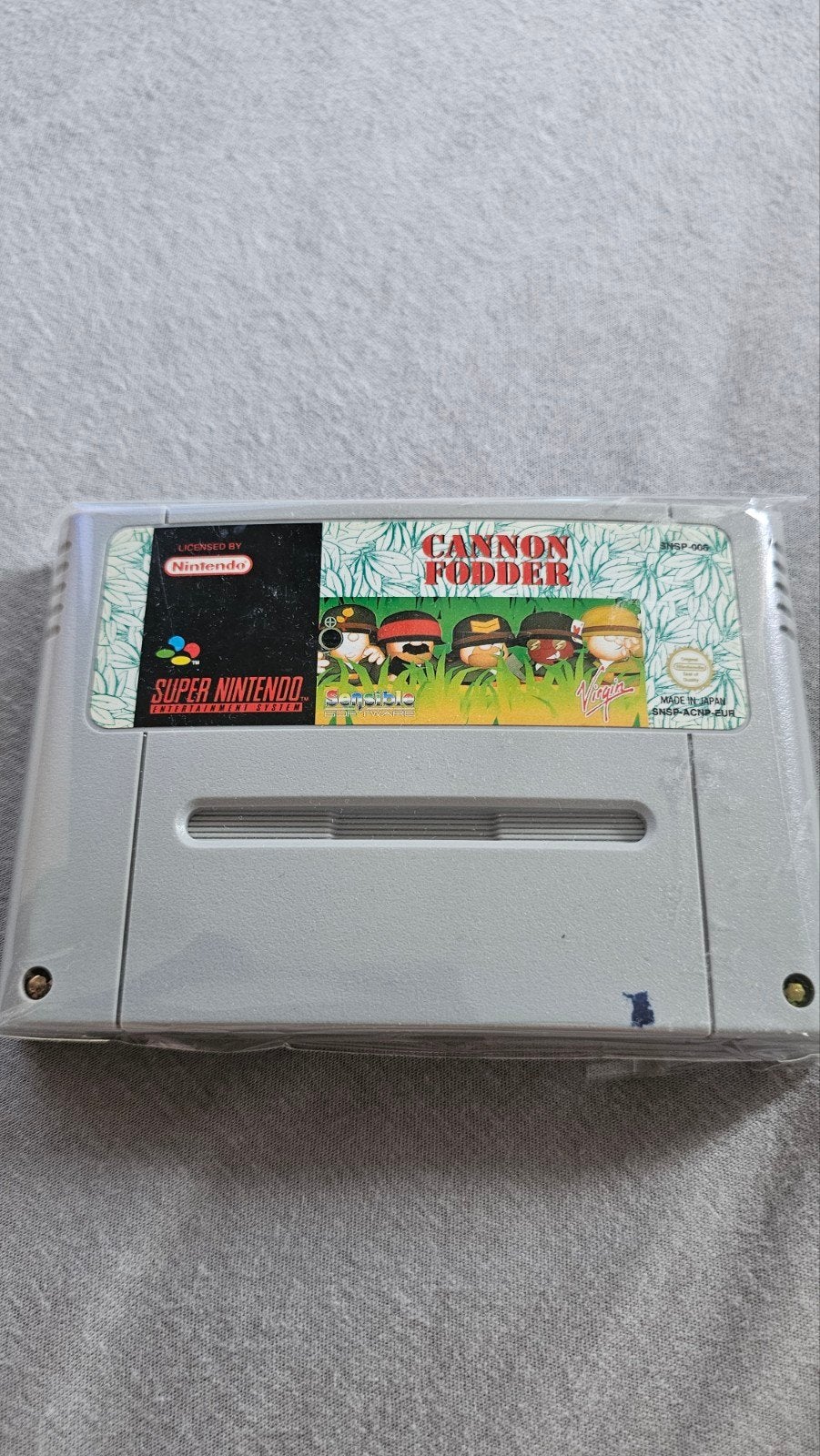 Cannon Fodder SNES - Klassieke Shooter Game, Spelcomputers en Games, Games | Nintendo Super NES, Ophalen, Gebruikt, Shooter, 1 speler