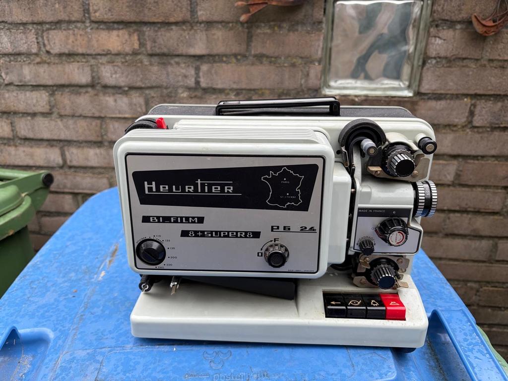 Heurtier Bi-Film 8+Super8 Projector - Vintage Filmprojector, Ophalen, Gebruikt, Overige technologieën, Overige resoluties