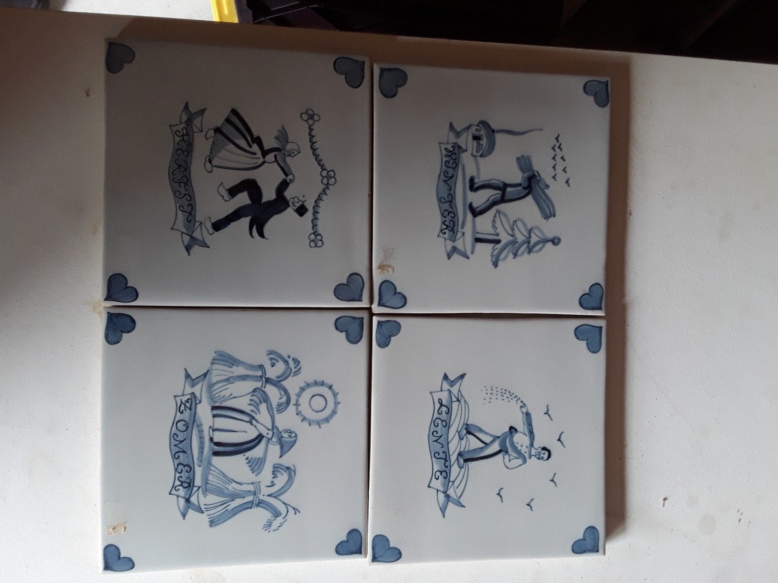 De Jaargetijden   BIEDEN, Antiek en Kunst, Ophalen of Verzenden