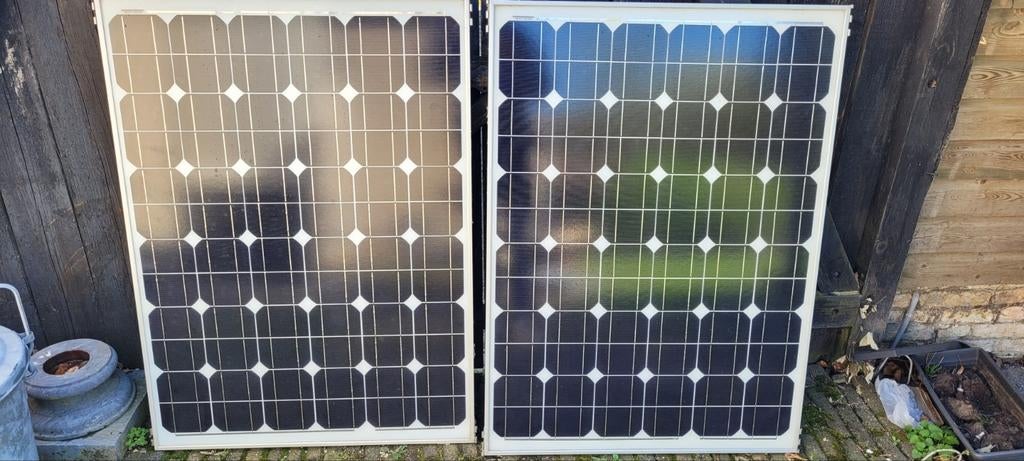 Twee zonnepanelen, Ophalen, Gebruikt