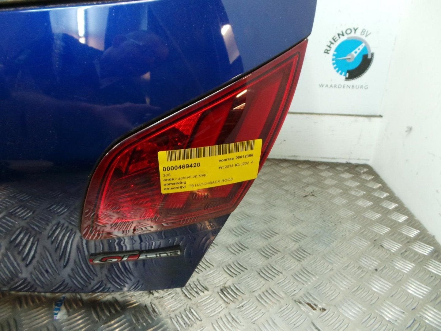 PEUGEOT 308 ACHTERLICHT R 2015, Auto-onderdelen, Ophalen of Verzenden, Gebruikt, ARN erkend