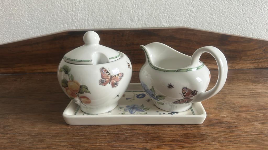 Janneke Brinkman Salentijn Fruit&Flowers roomstel, Ophalen of Verzenden, Zo goed als nieuw, Porselein, Overige typen
