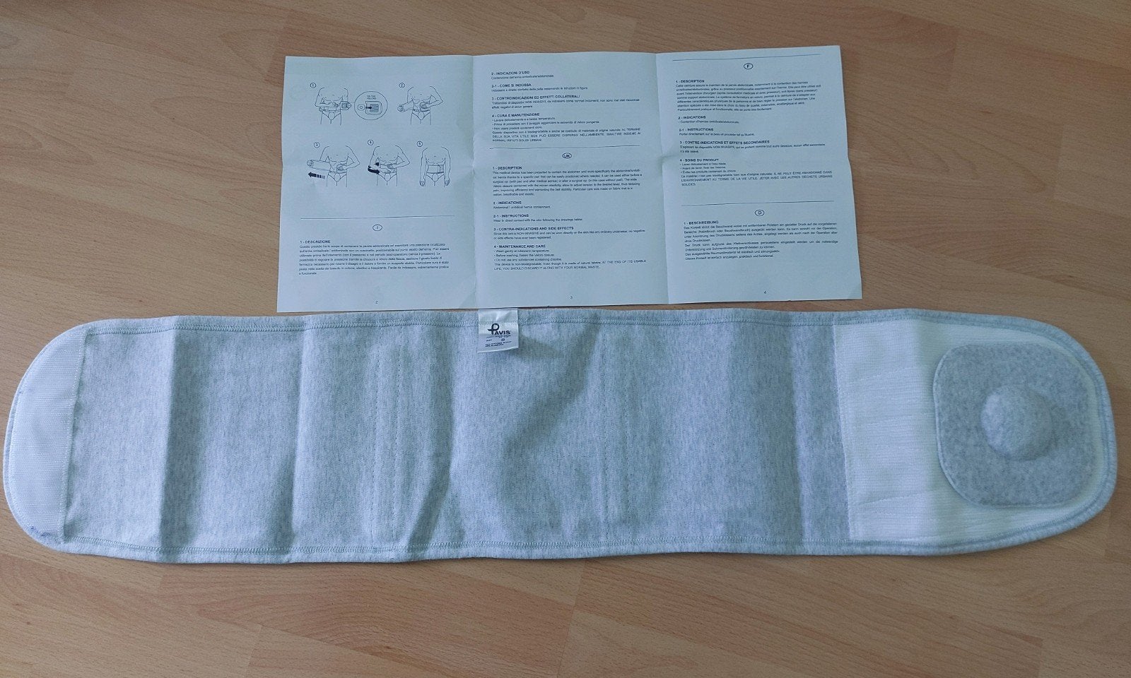 Navelbreuk band, brace maat s, met beschrijving, nette staat, Diversen, Braces, Ophalen, Zo goed als nieuw