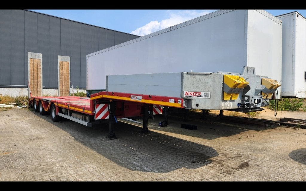 faymonville MAX100 semi dieplader F-S43-1AAF nieuwstaat! APK, Bedrijf, Aanhangers en Opleggers, Te koop